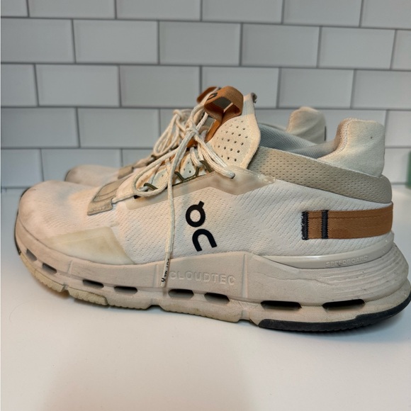 On Cloudnova 2 Women’s White and Copper Walking/Running Shoes - Picture 1 of 6